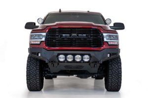 Ram 3500 Bumper - Front - Addictive Desert Designs - Bomber - Satin Black - `19-`21